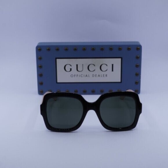 Gucci GG1337S 008 Square Sunglasses - Black Pink\\Grey main image 8